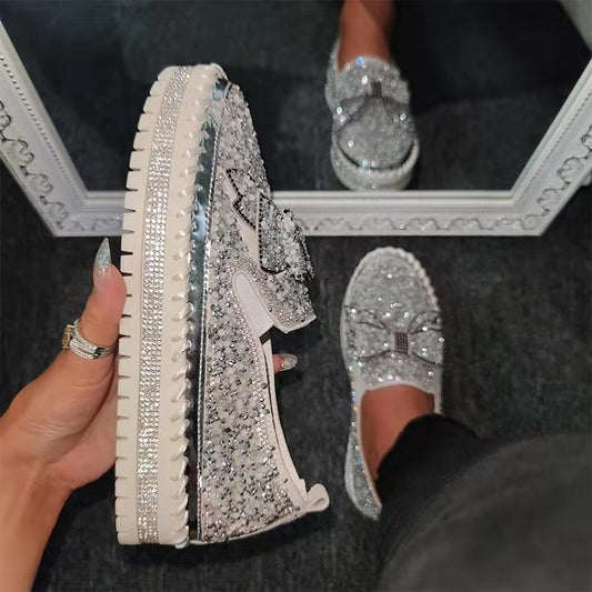 Efora Beauty Diamond Loafers Met Strik | Trend 2023 een must have voor elke vrouw!