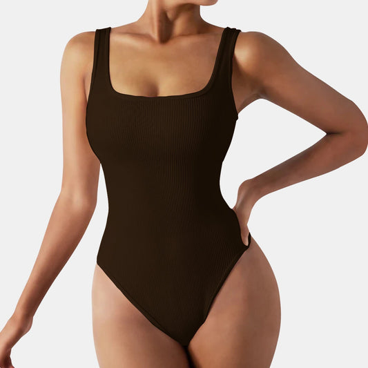 Ribbed Shapewear Bodysuit